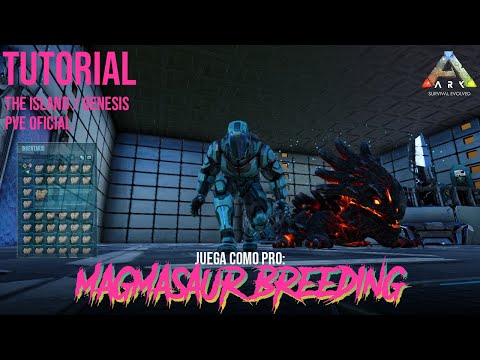 Tutorial: Crianza de Magmasaur (3/3) | The Island | Ark Survival Evolved PVE Oficial | #Vattghornn