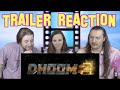 DHOOM 3 Trailer Reaction  #Dhoom3