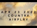 Billboard Top 60 Country Airplay Chart Apr 23 2022