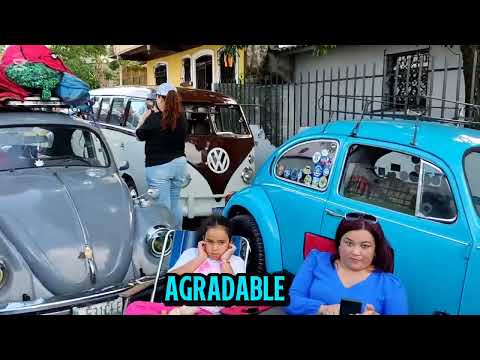 Car show de Volkswagen en San Bartolomé Perulapia, Cuscatlán, El Salvador. 