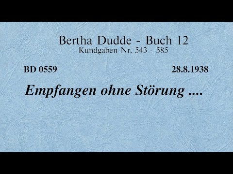 BD 0559 - EMPFANGEN OHNE STÖRUNG ....
