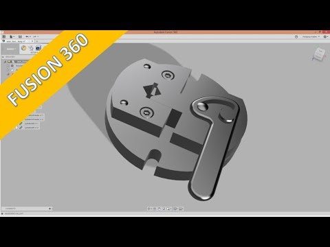 Spannvorrichtung Autodesk Fusion 360 Training Assembly