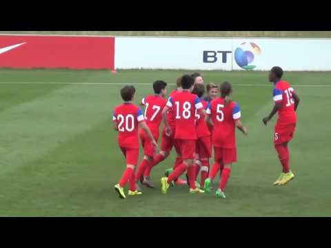 U 15 BNT vs  England  Highlights   Aug  19, 2015