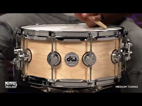 DW 14x6 Collector's Series Maple VLT Snare Drum - Natural Satin Oil (DRX20614SSC)