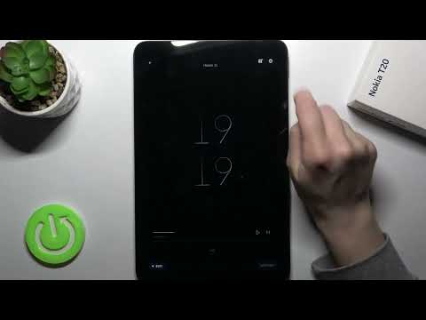 How to Customize Always On Dispaly on NOKIA T20 -  Use Muviz Edge App