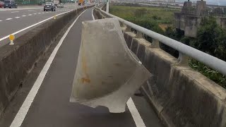 【車禍影片】拎八八勒！差點被害屎（2025.10.20 台74線快官交流道