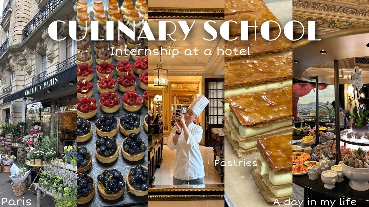 A DAY IN MY LIFE AS A PASTRY STUDENT| Sunday, brunch, pastries, Paris, culinary school, baking