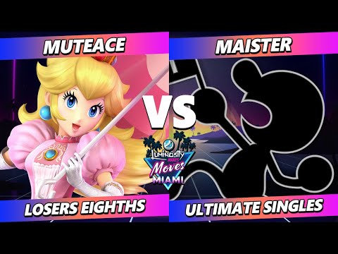 LMM Miami 2023 Top 8 - MuteAce (Peach) Vs. Maister (Game and Watch) Smash Ultimate - SSBU