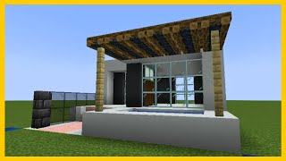 【マイクラ】ミニプール付きの家づくり　ぐりほんマイクラ　＃１１８９