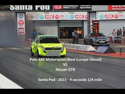 GTR vs Polo AM Motorsport - Santa Pod