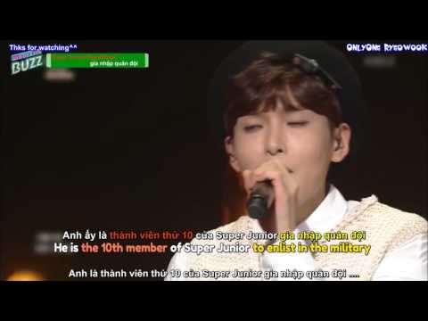 [Vietsub] 161011 Pops in Seoul - Ryeowook(려욱) of Super Junior joins the military