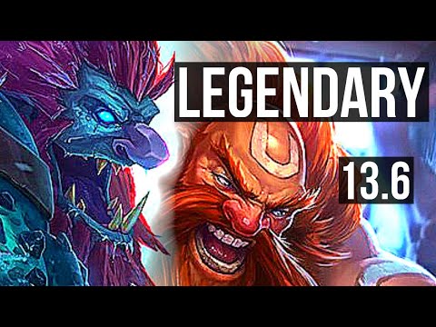 TRUNDLE vs GRAGAS (JNG) | Legendary, 10/5/19 | TR Master | 13.6