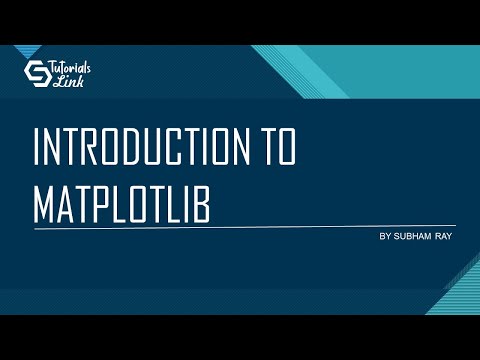 Matplotlib Tutorial Jupyter Notebook Subham Ray Tutorialslink Python