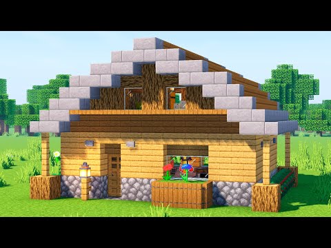 Уютный Стартовый Дом для Выживания в Майнкрафте!