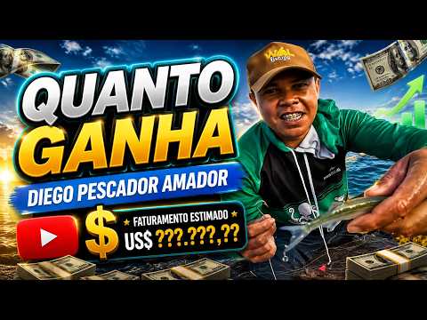 QUANTO GANHA O CANAL DIEGO PESCADOR AMADOR | GANHOS REAIS 2026