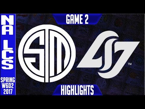 TSM vs CLG Highlights Game 2 - NA LCS W6D2 Spring 2017 - TSM vs CLG G2