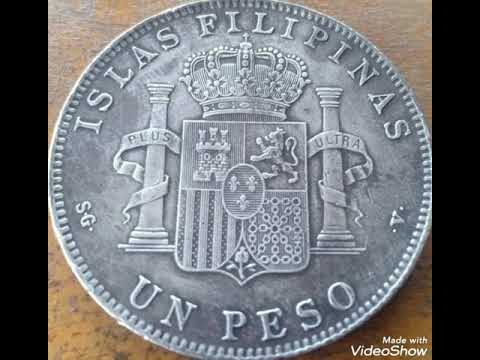 1897 & one piso Philipines / Alfonso XIII spanich,value and price rare.