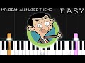 Mr Bean Animated Theme Song EASY Piano Tutorial