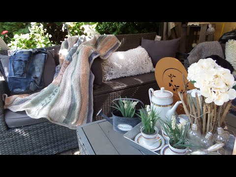 boheme living- kuschel  DECKE  STRICKEN für HOME & GARDEN, Terrasse Balkon-einfach für DICH no 8