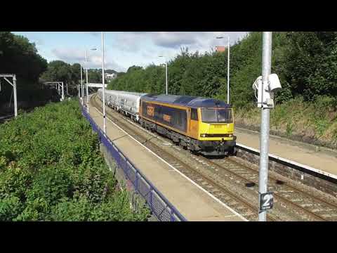 GBRf Class 60 No  60095 at Heworth - Empty Biomass Train - 15th August 2019