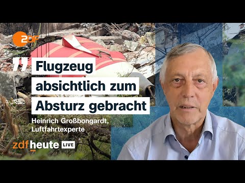 Absturz von Air India Flugzeug kein Unfall | Einschätzung von Luftfahrtexperte bei ZDFheute live