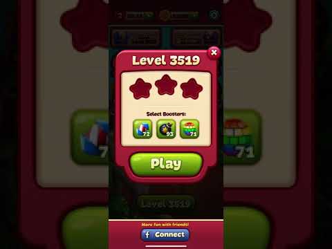 Toon Blast Level 3519 - No Boosts - 2 Stars