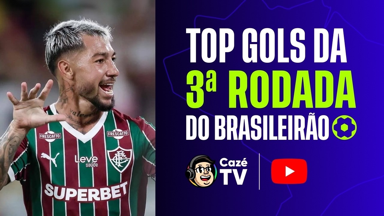 TOP 10 GOLS MAIS BONITOS DA 3ª RODADA DO BRASILEIRÃO 2026!