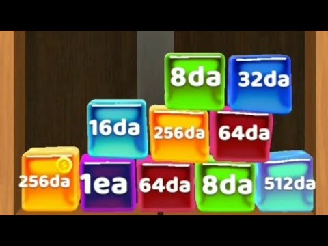 2048 Jelly Cube - (Reached - 32da) World Rank-1, 2048 Game Infinity