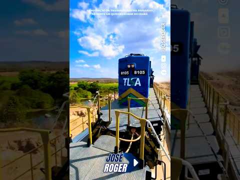 🌵🚆 COMPOSIÇÃO DA TRANSNORDESTINA PASSANDO NA PONTE EM QUIXERAMOBIM NO CEARÁ #viralshorts #viralvideo