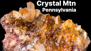 Crystal Mountain ⛰️ Junedale Pennsylvania no tools ⚒️ surface collecting Rockhounding