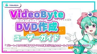 VideoByte DVD 作成の使い方・ユーザーガイド「超簡単」