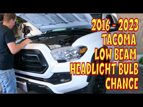 🔧 Toyota Tacoma Low Beam Headlight Bulb Replacement | H11 Bulb | Scotties Hobbies 🔧
