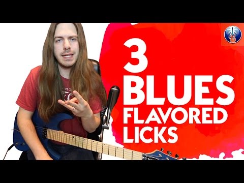 3 Blues Flavored Licks -  Easy Blues Licks for Guitar