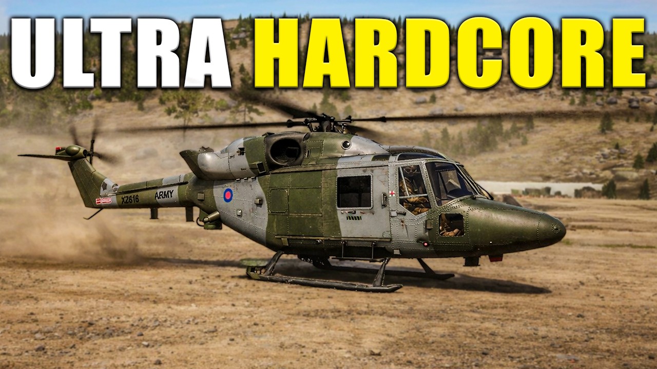 Veteran Pilot Tests the NEW Westland Lynx AH9 in Ultra Hardcore | Arma Reforger