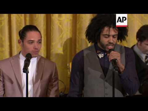 'Hamilton' Cast Performs at the White House