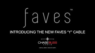 Video thumbnail for Introducing The Faves "Y" Cable by chase bliss