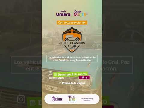 Domingo  de Marzo.               "Feria Umara con la presencia de Autos Clasicos de Pilar Cba."