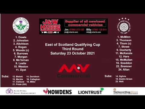 Dalkeith Thistle v Linlithgow Rose – 23 October 2021