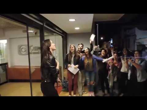 Natalia Oreiro with fans in Montevideo - 13.11.2016