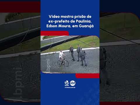 Vídeo mostra prisão de ex-prefeito de Paulínia em condomínio de luxo no Guarujá