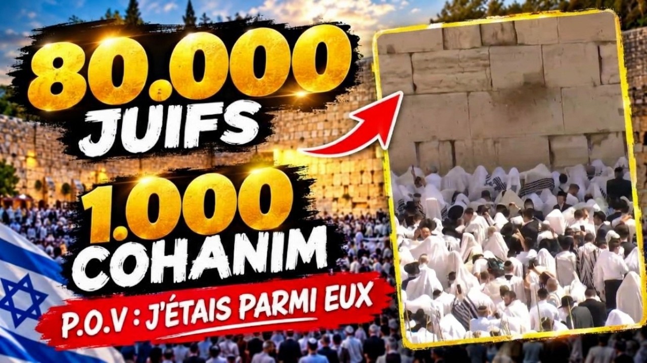 Immersion - La Birkat Cohanim Géante Au Kotel
