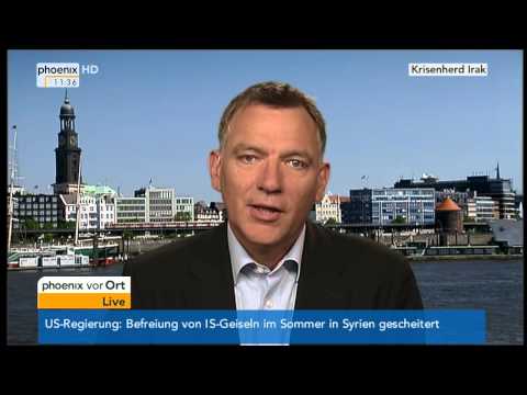 Irakhilfe: Jan van Aken sieht Waffenlieferungen kritisch am 21.08.2014