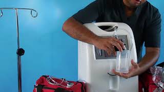 Video de concentrador de oxigeno marca jumao 5 litros por minuto