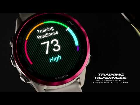 Смарт-часы Garmin Forerunner 570 42mm Raspberry with Mango/Translucent Bone with Silver Buckle (010-02970-42)