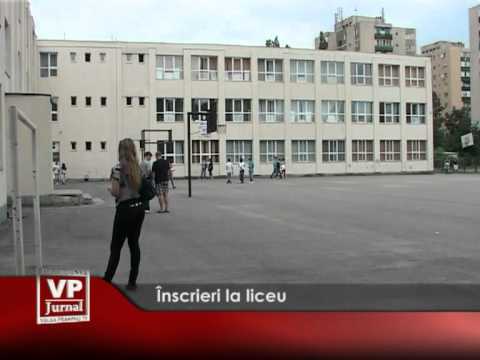 Înscrieri la liceu
