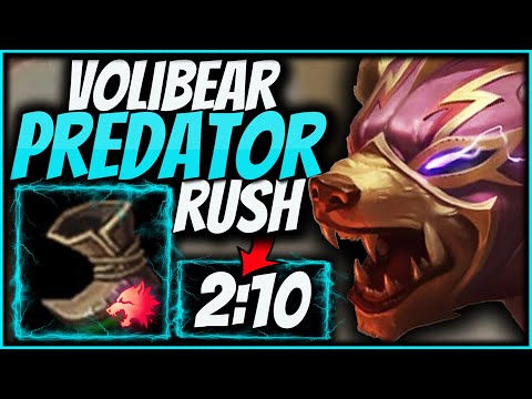 SURPRISE enemy laners with PREDATOR Volibear! | Rush it and start the GANKING TERROR with Volibear!