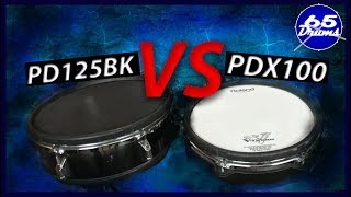 Video thumbnail for Roland PD125BK VS PDX100 by 65 Drums