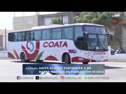 Aoita acordó paritarias y no habrá medidas de fuerza por 60 días