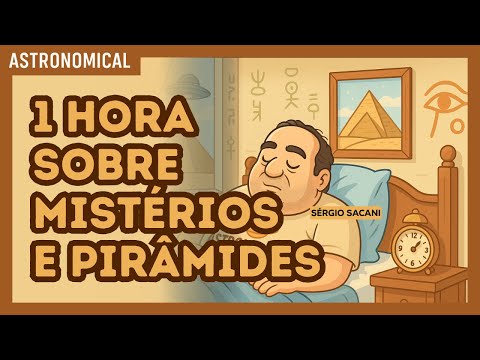 🏺 SÉRGIO SACANI: MISTÉRIOS DO EGITO, PIRÂMIDES E FARAÓS | 1H SOM DE CHUVA PARA DORMIR 🌧️