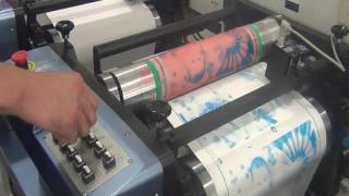 Flexo press demonstration video